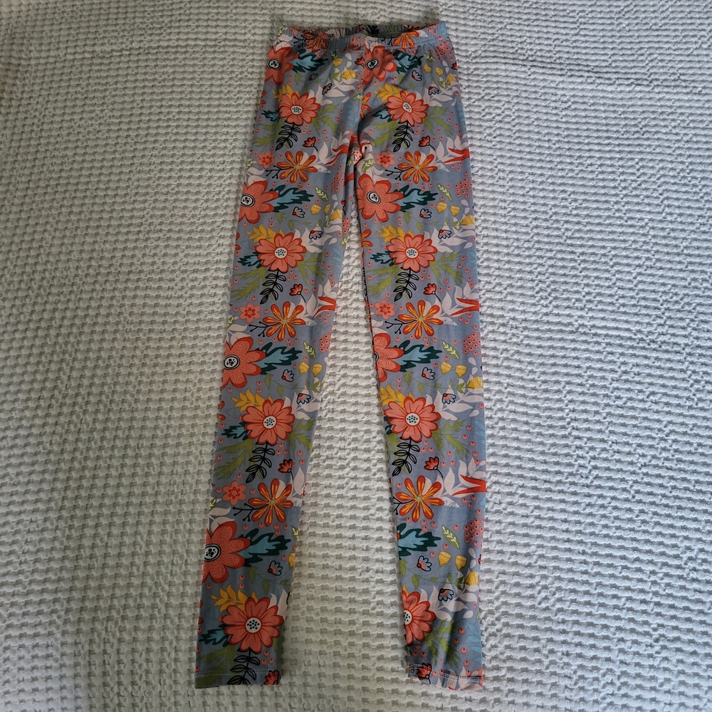 Agnes & Dora Bird Floral Patterned Leggings - Multicolor XS - Picture 2 of 5